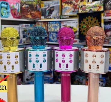 qizil baligin qiymeti: Karaoke mikrafonu.blutuzlu kalonkali, flescard gedir.qiymetler barbie — 1
