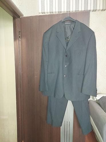 Kostyum, Demisezon, 8XL, rəng - Boz