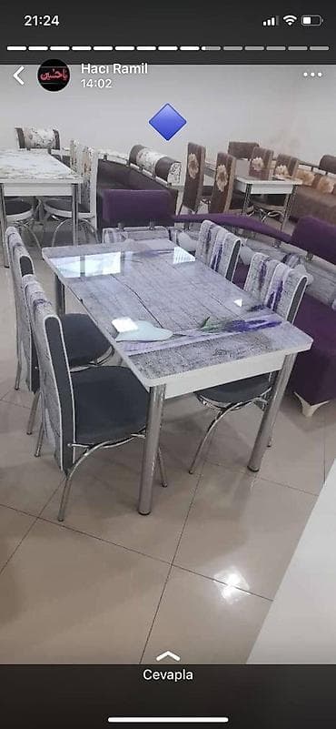 Mətbəx üçün, Yeni, 4 stul