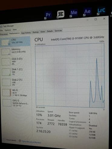işlənmiş planset: Pc, masa üstü kompyuter, komp, pc 2x 27 inc monitor, 180 hz, 10 bit — 9