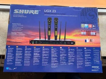 Mikrofon "Shure UGX23" Shure mikrofonlar. cox kefiyyətlidir. metal lalafo.az -da Mikrofon "Shure UGX23" Shure mikrofonlar. cox kefiyyətlidir. metal