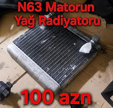 BMW N63 mühərriki üçün yağ radiatoru - N63 seriyalı V8 mühərriklərə