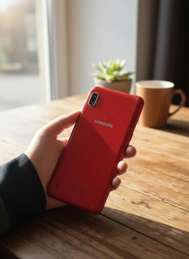 kontakt home a20 qiymeti: Samsung Galaxy A10, 32 GB, rəng - Qırmızı, Sensor — 1