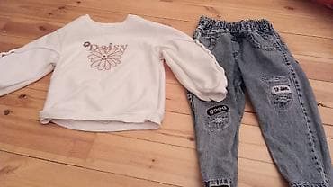 şaxta baba torbası: Uşaq geyim dəsti paketi 1) Yumşaq flis pijama dəsti – südlü qəhvəyi — 4