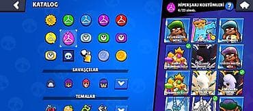 Brawl Stars hesabı – geniş skin və resurs toplusu - Kupa: 78 442+ - — 2