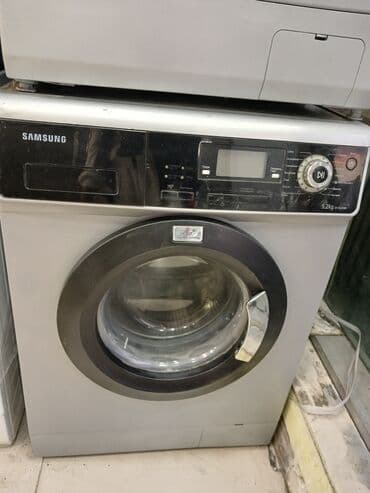 Mətbəx texnikası: Paltaryuyan maşın Samsung, 5 kq, İşlənmiş, Avtomat, Qurutma var, Kredit yoxdur, Ünvandan götürmə, Pulsuz çatdırılma, Ödənişli çatdırılma — 2