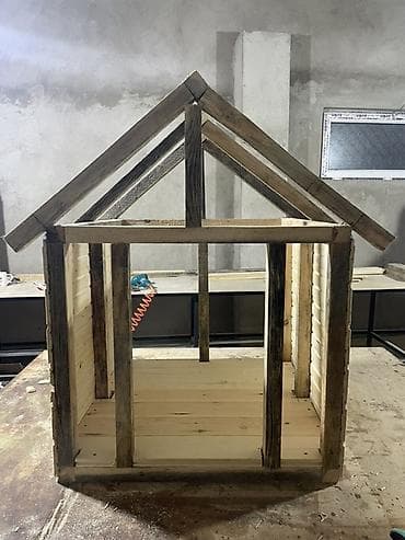 Кошки: 🐶🐾🌳 İtiniz üçün təbii ağacdan möhkəm və uzunömürlü yuva! 🏡 🐶💛 Rahat — 3