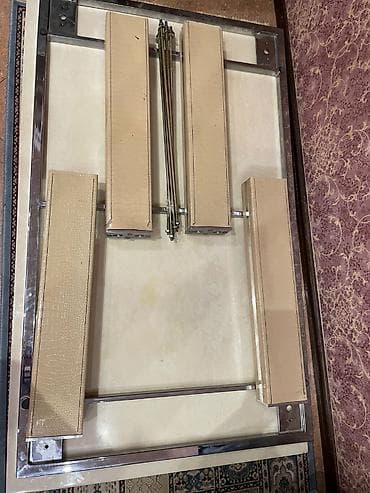 iso stul: Для кухни, Б/у, Нераскладной, Прямоугольный стол, 6 стульев — 4