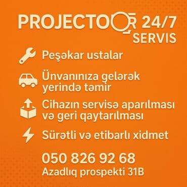 массаж на дом в баку: PROJEKTOR.AZ – 24/7 servis Xidmətlər: - Peşəkar ustalar tərəfindən — 2