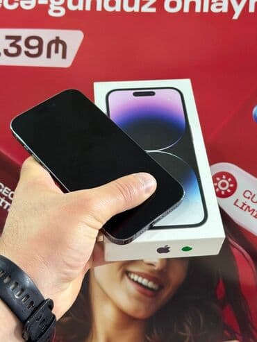купить бу кондиционер: IPhone 14 Pro, Deep Purple, Face ID — 2