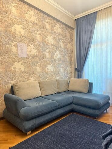 Hyundai: Угловой диван, Нераскладной, Без подьемного механизма, Ткань — 1