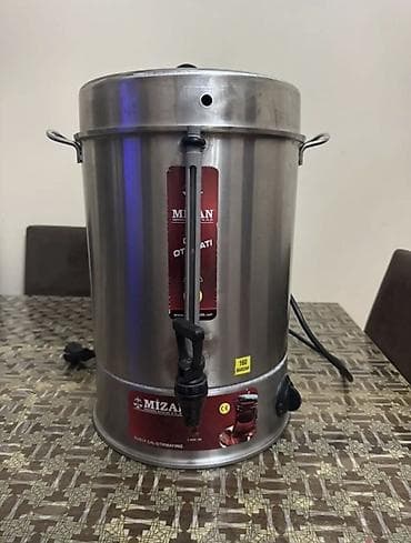 14 litr su tutumu Mizan markalı elektrikli samovar/çay dəmləyən aparat