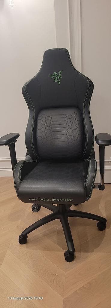 Razer Iskur X oyun kreslosu - Brend və model: Razer Iskur X (arxa — 4
