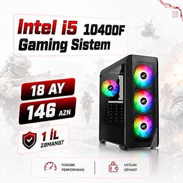Oyun kompüteri NF Star H 510 (i5 10400F | 16GB 3000 MHz | RTX 3050 8GB