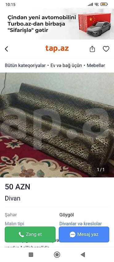 ucuz matras satilir: Divan — 2