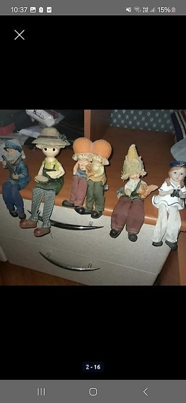 qum saati sekiller: Fiqur, Keramika, rəng - Ağ — 5