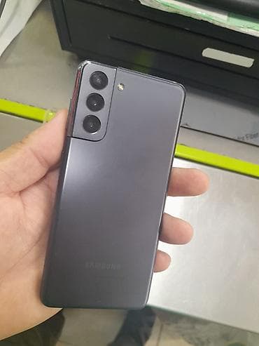 iphone x barter: Samsung Galaxy S21 5G, 256 GB, rəng - Boz, Face ID — 1