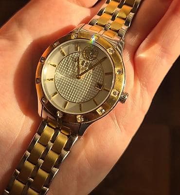 саат: Б/у, Наручные часы, Versace, цвет - Золотой — 1