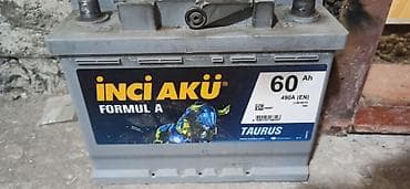 akumulator kredit: Inci Akü, 60 ah, Orijinal, Türkiyə, İşlənmiş — 2