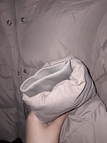 Kurtkalar: Bej rəngli qışlıq puf şişmə qadın gödəkçə - Material: yüngül, suya — 7