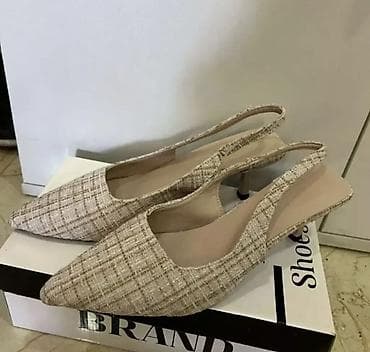 Tuflilər, Ölçü: 40, rəng - Bej, Yeni