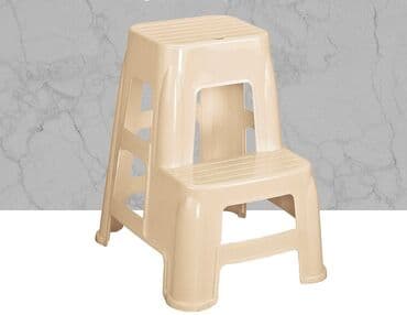 Elektrik əl alətləri: İki pilləli plastik pilləkən-taburet - Material: möhkəm, yüngül — 3