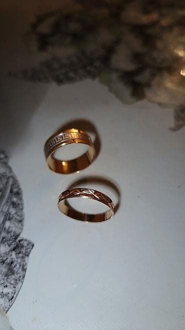 Qadın ayaqqabıları: Nişan, Üzük, Sarı qızıl, 585 Əyar, Qaşsız — 6