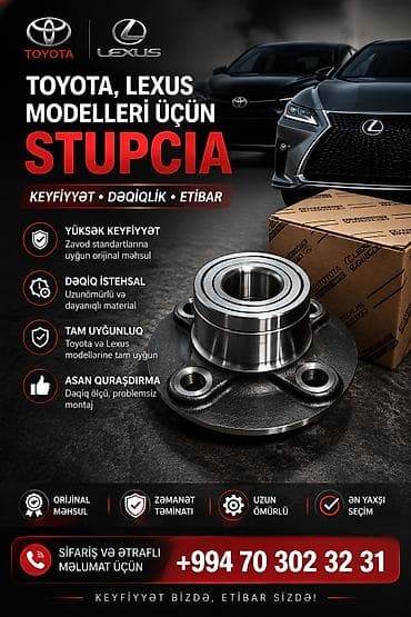 stupica: Toyota və Lexus modelləri üçün stupitsa (təkər mərkəzi göbəyi + — 1