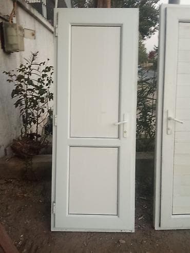 Hamam üçün İşlənmiş Plastik qapı 80x205 sm Çərçivə ilə, Ünvandan götürmə — 10