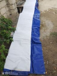 Çerepitsa: PVC branda örtük - Material: qalın, suya davamlı PVC branda (parça — 4