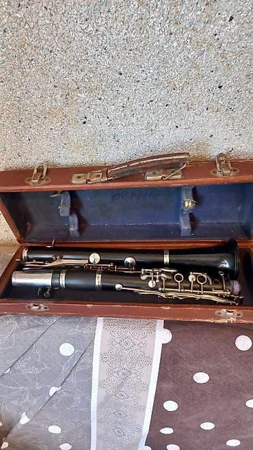 Klarinet – qutusu ilə - 5 hissədən ibarət klassik Bb klarinet - Qara