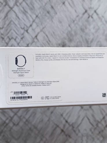 Kompüter, noutbuk və planşetlər: Smart saat, Apple, Sensor ekran, rəng - Qara — 5