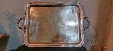 İdman və istirahət: 19-cu əsrin sonları Varşava istehsalı podnos,uzunluğu53cm. eni 43cm — 1