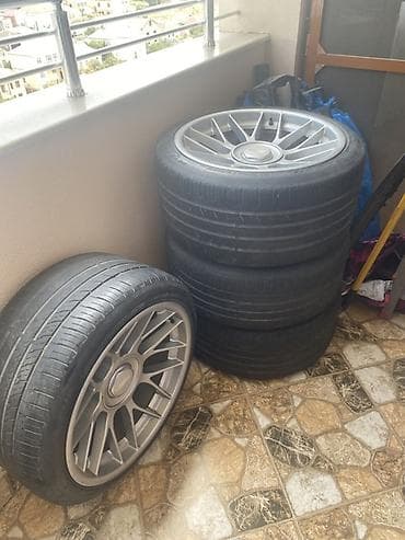 r17 bbs: BBS marka yüngül lehimli disk dəsti və şinlər - Sayı: 4 ədəd - Rəng — 2