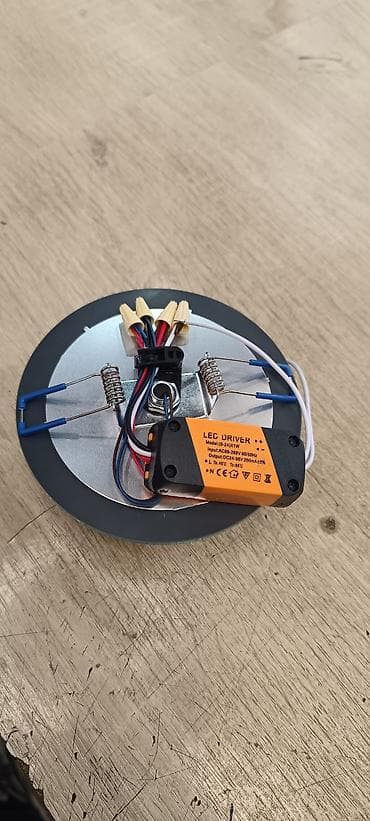 led işıqlar: Şüşə dekorlu LED tavan spotu - Növ: LED daxili tavan/spot işıq - — 3