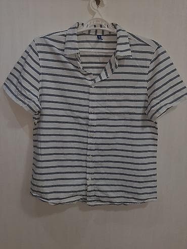 yun corablar: H&M DIVIDED qısaqol qadın köynəyi - Rəng və naxış: krem-ağ fon — 1