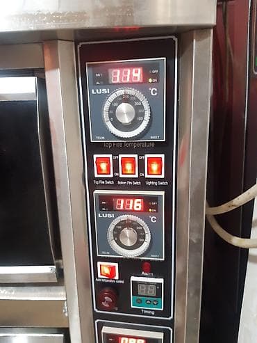 Digər biznes avadanlığı: Elektrik soba, Çörək, Şirniyyət üçün, Pizza, 3 mərtəbəli, Yeni — 5