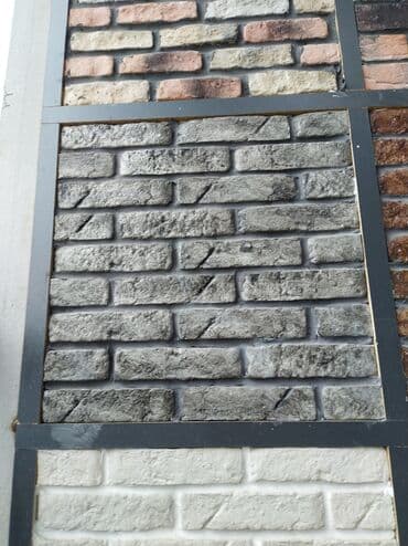 kafellər: Dekorativ “kərpic” panellər – divar üzlüyü - Material: dekorativ — 1