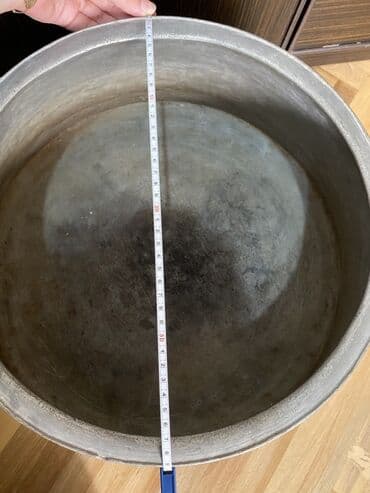 mis məcməyi: Aş qazanı, rəng - Boz, Mis — 4