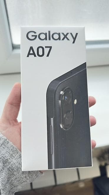iphone 14 pro max satilir: Samsung Galaxy A07, 128 GB, rəng - Qara, Sensor, İki sim kartlı, Face ID — 1
