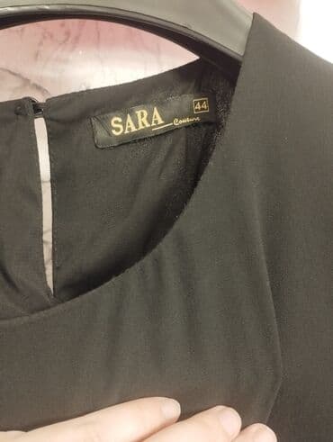 женский костюм новый: Qadın dəsti – SARA Couture, ölçü 44 - Rəng: qara - İki hissəli: şifon — 4