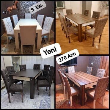 almaturun qiyməti: Yeni masa destleri. *Qiymeti 270 Azn.* Unvan gunewli. Catdirilma — 1