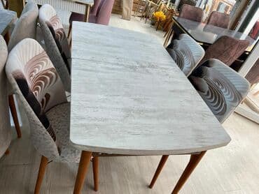 sulutepe kiraye heyet evleri 2022: Mətbəx üçün, Yeni, Açılan, Dördbucaq masa, 4 stul — 6