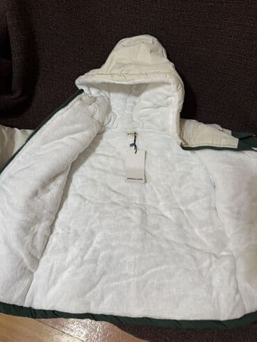 детская верхняя одежда: Uşaq qış gödəkçəsi - Rəng: yaşıl-ağ iki rəngli dizayn - Model — 5