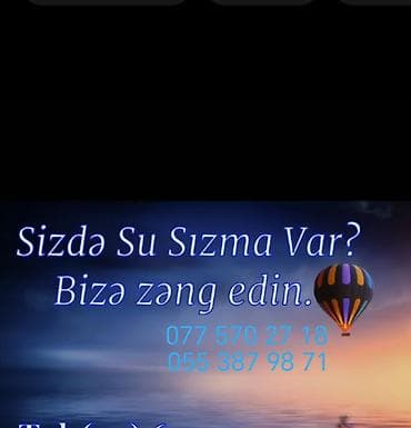 Plitə işləri: Peşəkar su sızması aşkarlama və aradan qaldırma xidməti - — 1