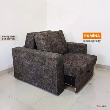 массажные кресло: Новый, Кресло-кровать, Ткань, Есть кредит, Бесплатная доставка в черте города — 2