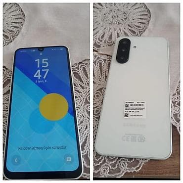 dubay iphone 14 pro: Samsung Galaxy A04s, rəng - Ağ, Barmaq izi — 1