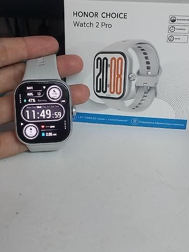 honor smart: Honor Choice Watch 2 Pro ağıllı saat - 1.97" AMOLED ekran, incə — 2