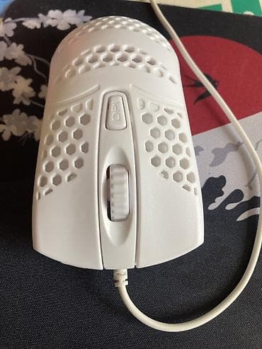 vr eynək baku electronics: Ağ rəngli naqilli oyun siçanı RGB işıqlar Rengli DPI Ayarlama - — 2