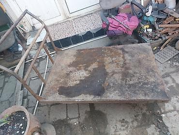 Metal yük daşıma arabası (sənaye tipli) - Tamamilə metal